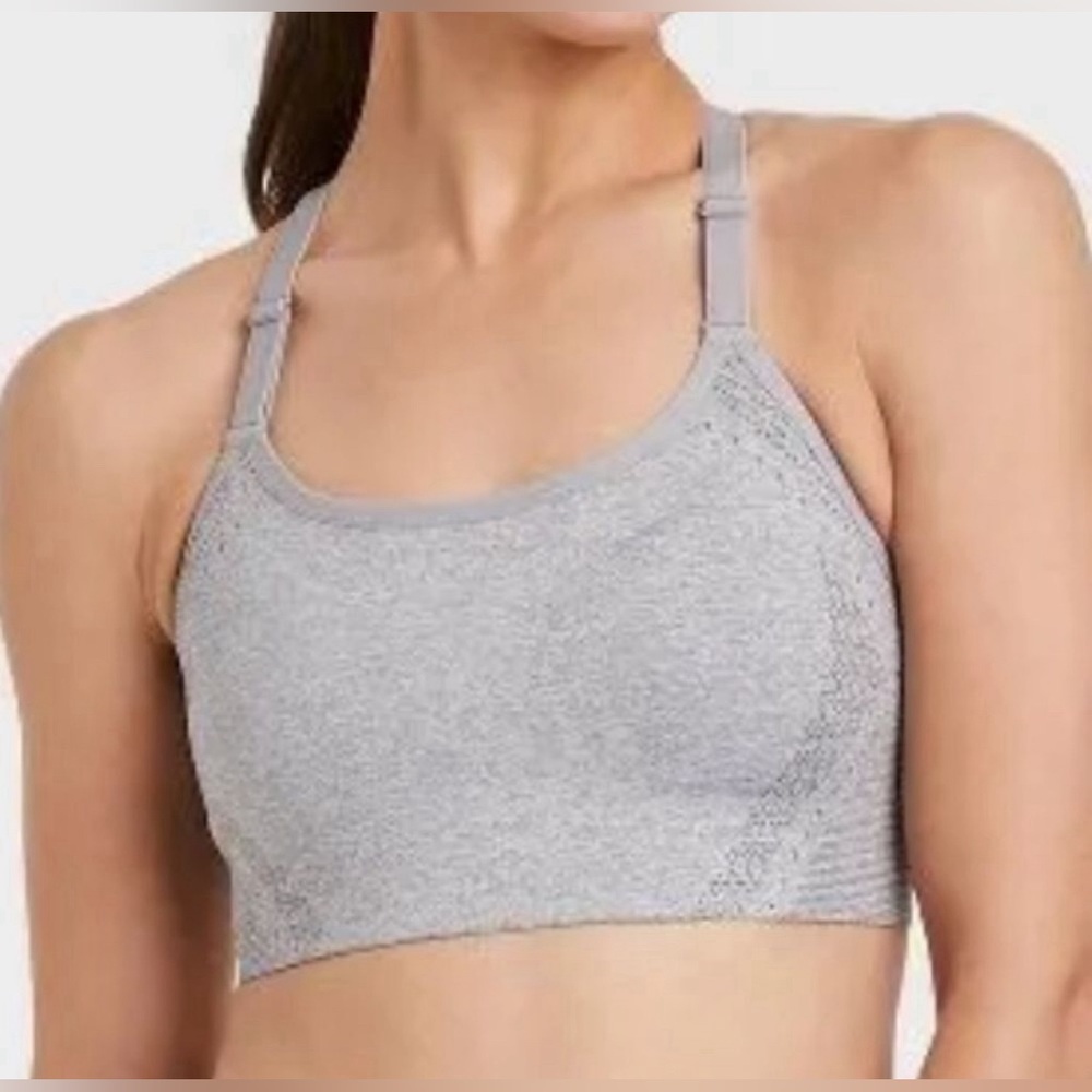 All in Motion- Gray Sports Bra. NWT. Size Small. Target.